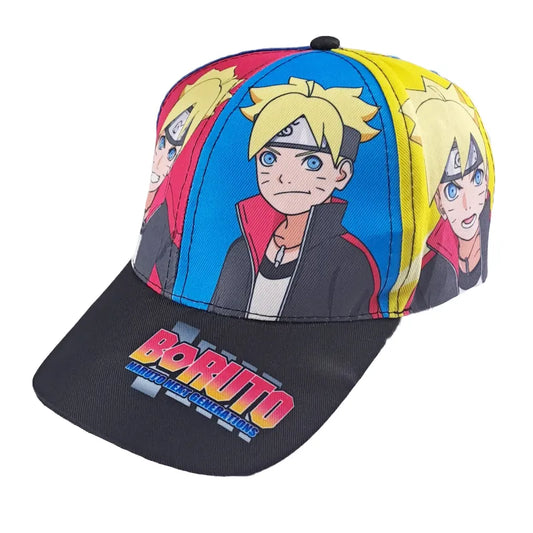 Anime Boruto Fullprint Basecap - WS-Trend.de Baseball Kappe Mütze Gr. 55 Jungen