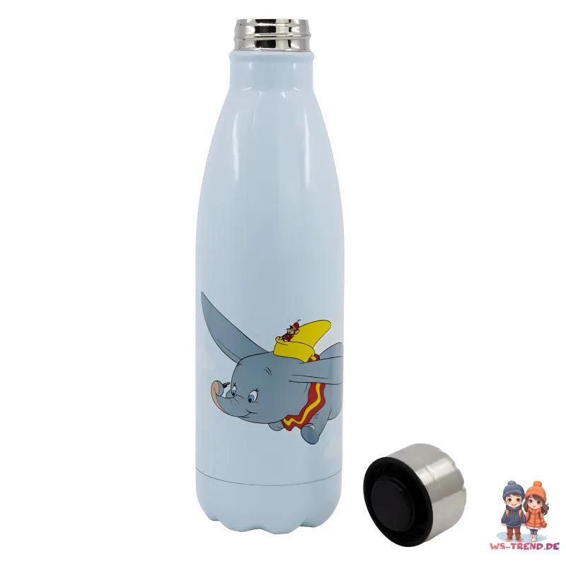 Disney Dumbo Edelstahl Sportflasche Wasserflasche Trinkflasche Flasche 780 ml - WS-Trend.de Elefant 850