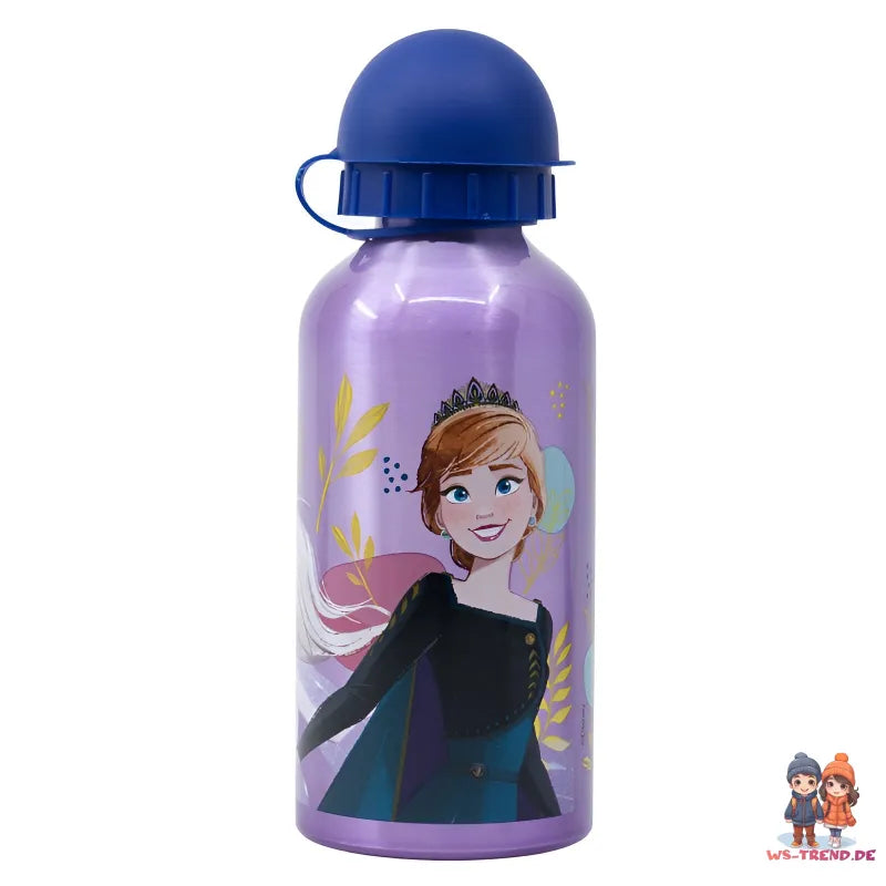 Disney Die Eiskönigin Alu Sportflasche Wasserflasche Trinkflasche Flasche 400 ml - WS-Trend.de