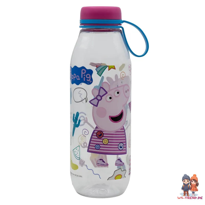 Peppa Wutz George Kinder Wasserflasche Trinkflasche Flasche 650 ml - WS-Trend.de