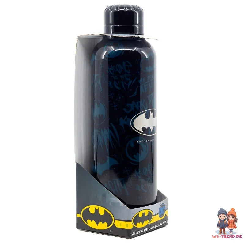 DC Comics Batman Edelstahl Thermo Wasserflasche Trinkflasche Flasche 515 ml - WS-Trend.de