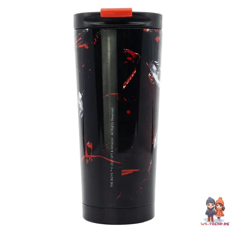The Boys verschließbarer Kaffeebecher Trinkbecher Edelstahl doppelwandig 425 ml - WS-Trend.de