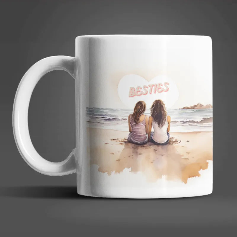 Beste Freundinnen Besties Kaffeetasse Teetasse Tasse Geschenkidee Geschenk - WS-Trend.de