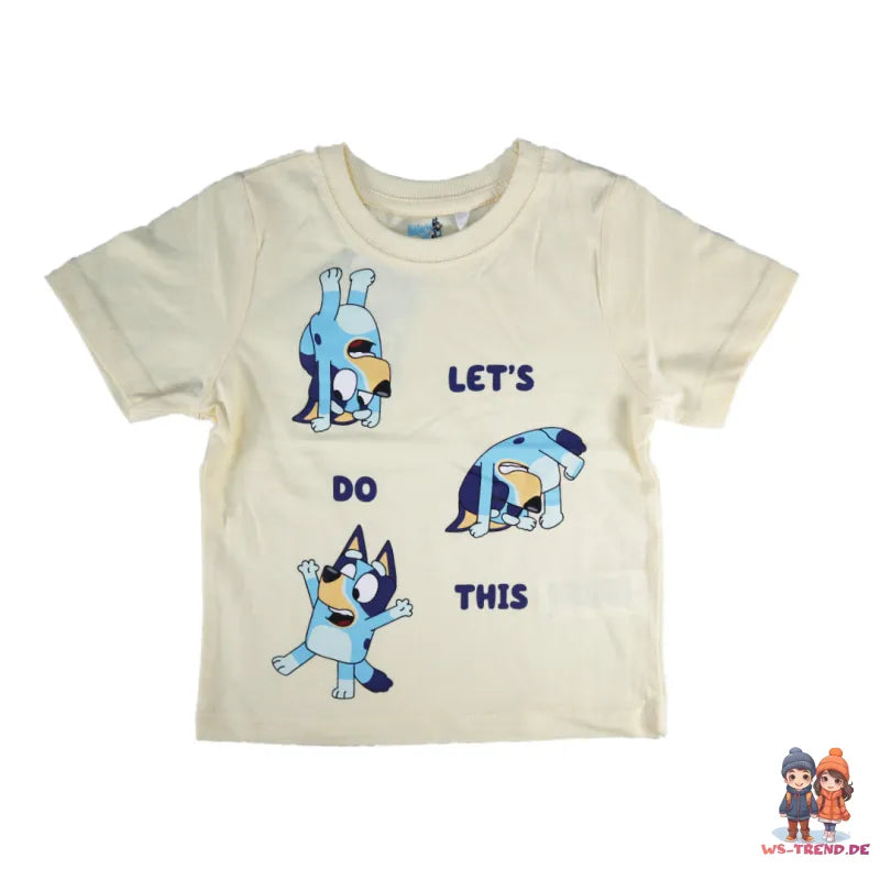 Bluey Jungen Kinder Pyjama Schlafanzug Shirt Shorts - WS-Trend.de Gr. 92 bis 116 Baumwolle