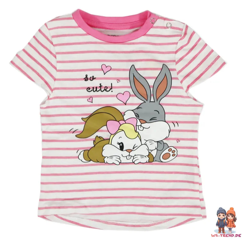 Bugs und Lola Bunny Baby Mädchen Sommerset Shorts plus T-Shirt - WS-Trend.de Gr. 62-86