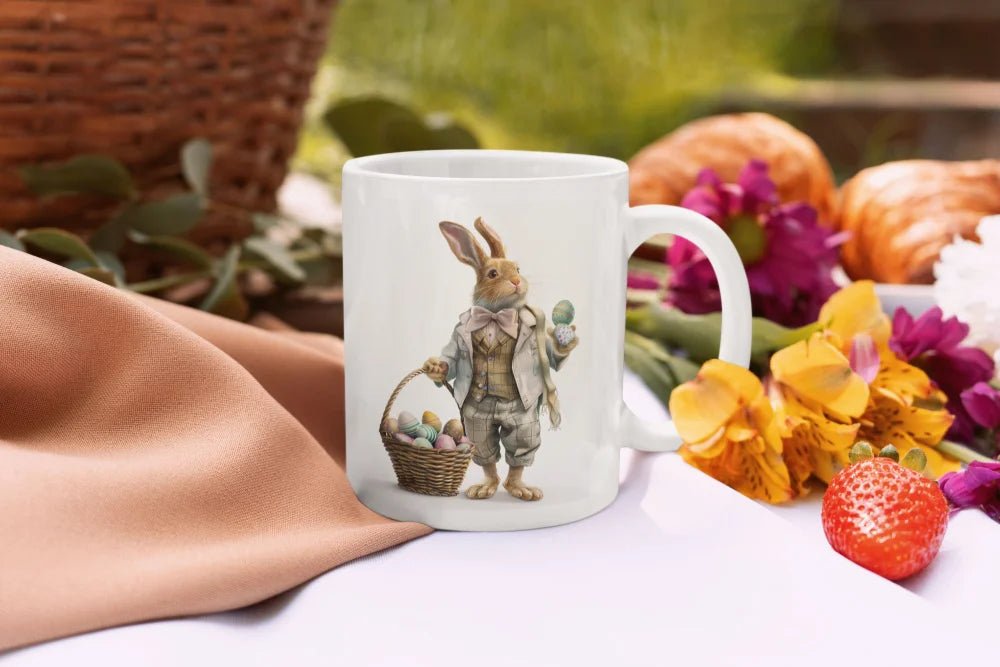 Osterhase Vintage Ostereier Ostern Kaffeetasse Teetasse Tasse Geschenkidee - WS-Trend.de