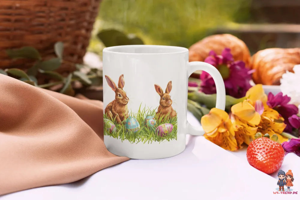 Osterhase Ostereier Ostern Kaffeetasse Teetasse Tasse Geschenkidee - WS-Trend.de