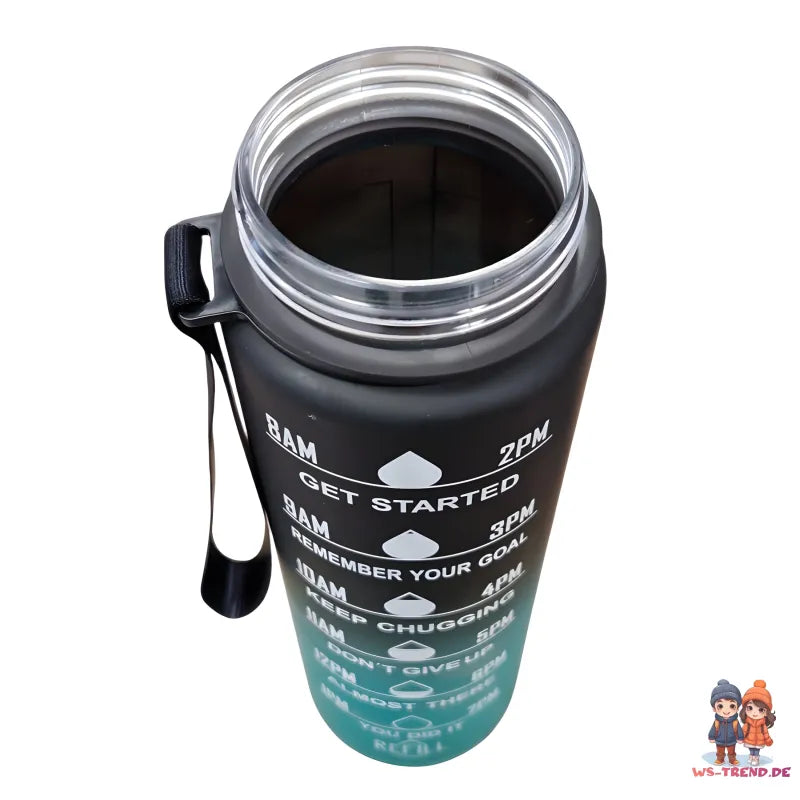 XL Sportflasche Wasserflasche Trinkflasche Flasche 1000 ml - WS-Trend.de