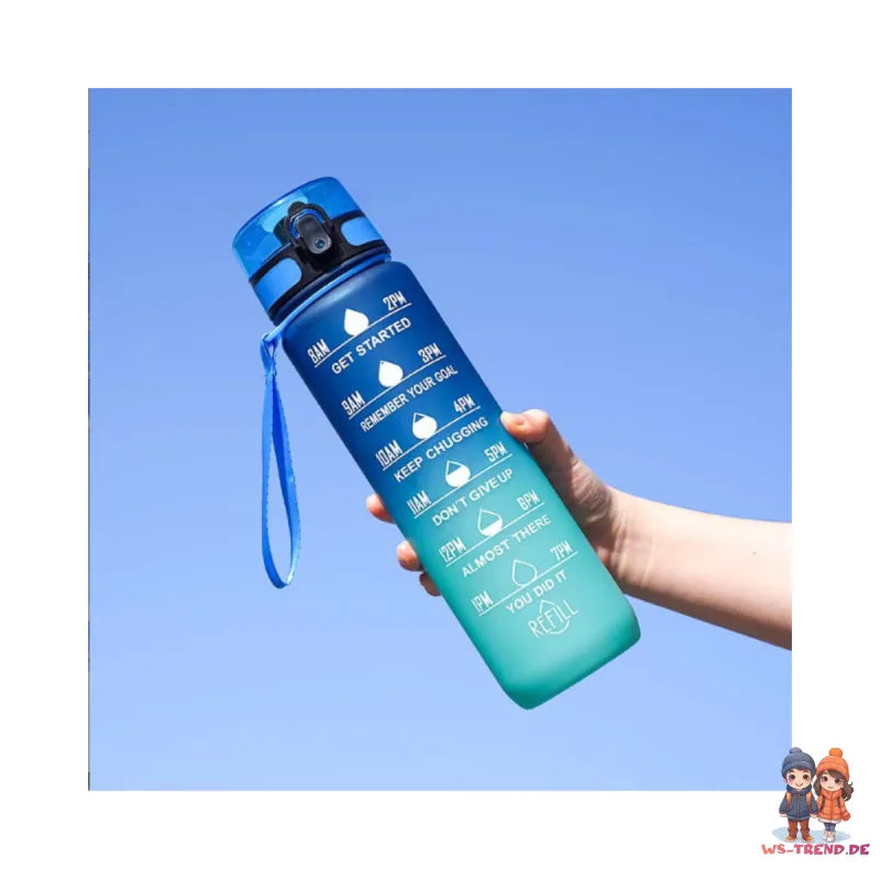XL Sportflasche Wasserflasche Trinkflasche Flasche 1000 ml - WS-Trend.de