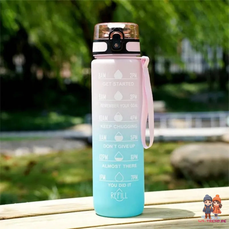 XL Sportflasche Wasserflasche Trinkflasche Flasche 1000 ml - WS-Trend.de