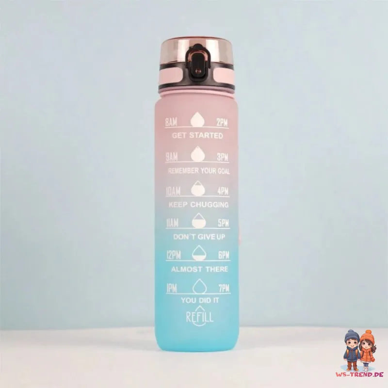 XL Sportflasche Wasserflasche Trinkflasche Flasche 1000 ml - WS-Trend.de