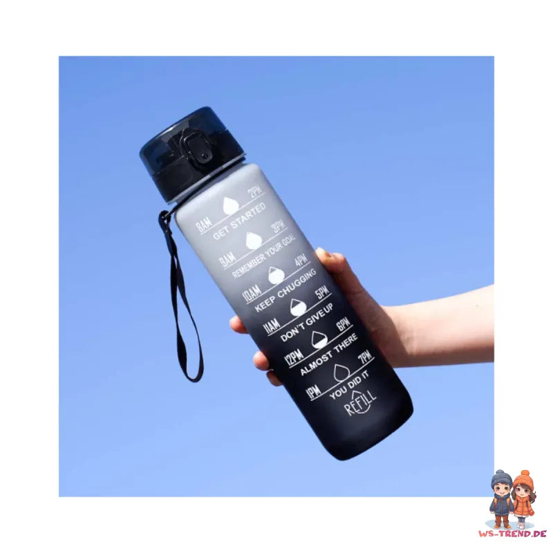 XL Sportflasche Wasserflasche Trinkflasche Flasche 1000 ml - WS-Trend.de