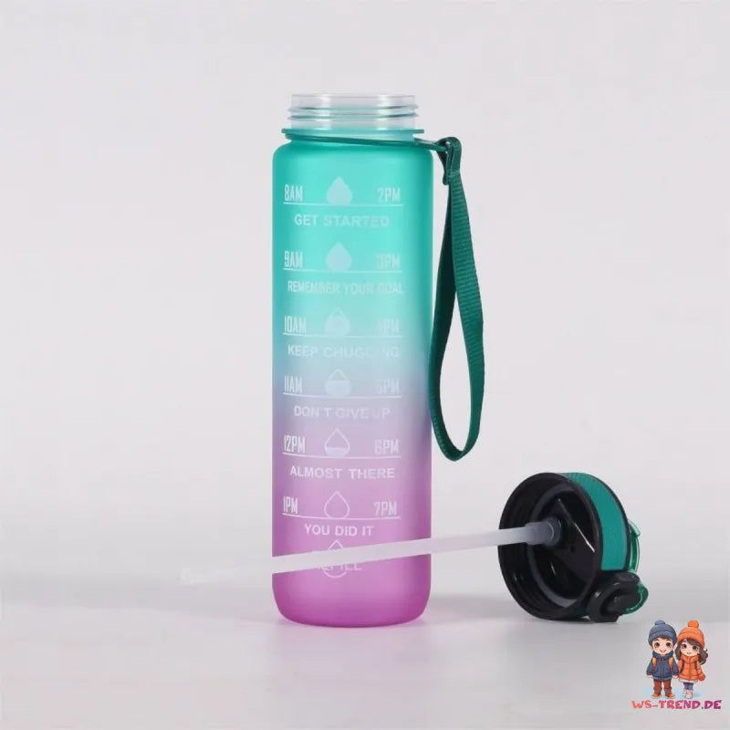 XL Sportflasche Wasserflasche Trinkflasche Flasche 1000 ml - WS-Trend.de