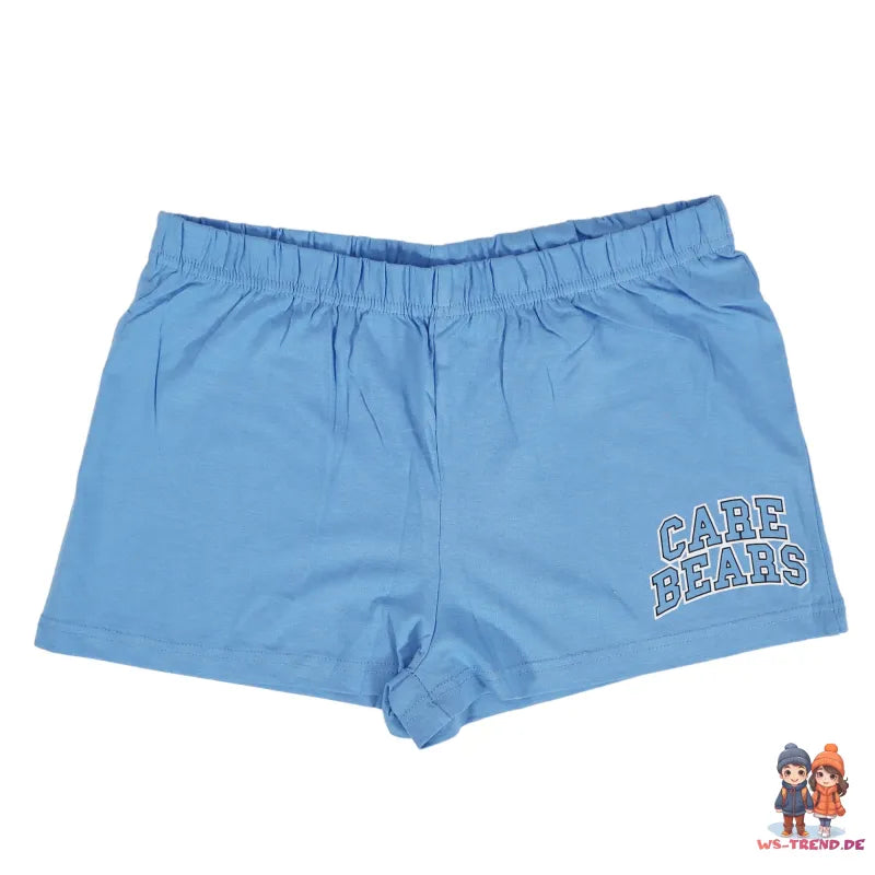 Die Glücksbärchis Damen kurzarm Schlafanzug Pyjama - WS-Trend.de XS-XL Baumwolle