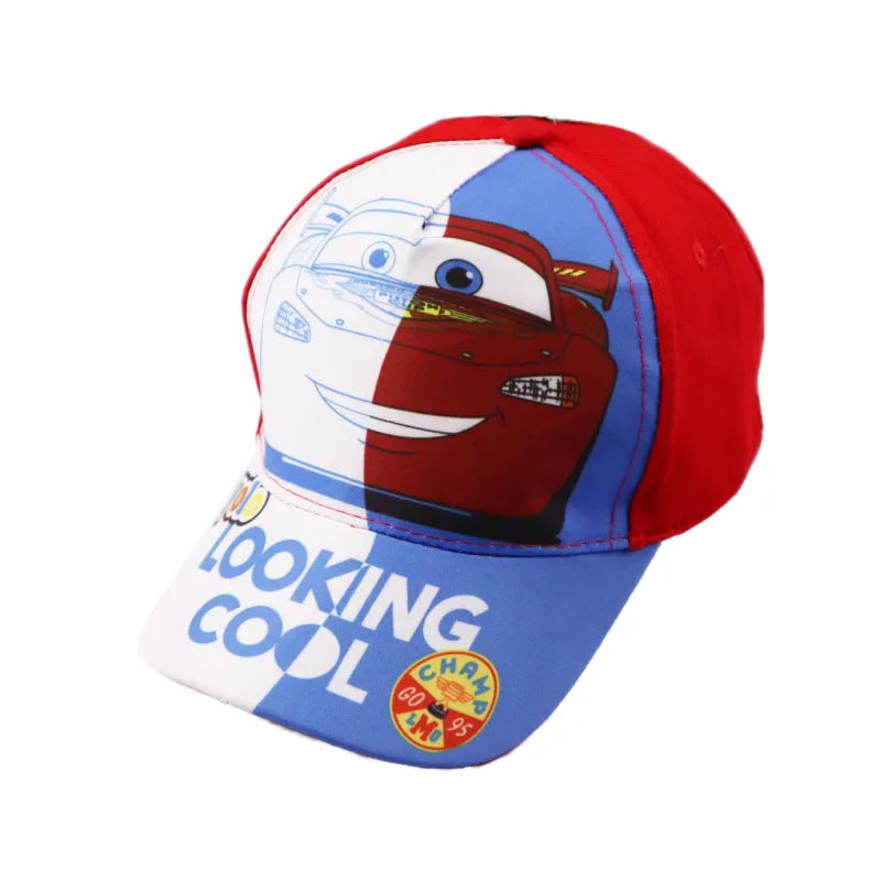Cars Disney Pixar - Kinder Baseball Kappe - WS-Trend.de - Basecaps für Jungen Blau Rot