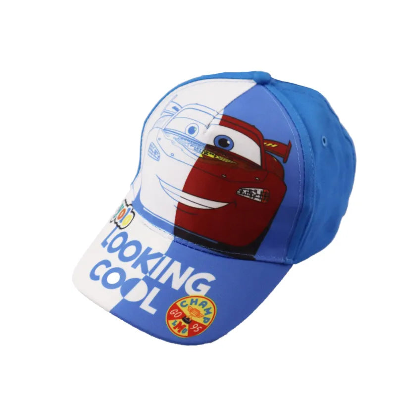 Cars Disney Pixar - Kinder Baseball Kappe - WS-Trend.de - Basecaps für Jungen Blau Rot