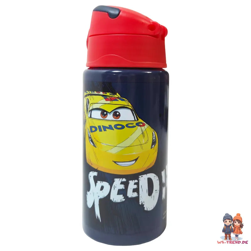 Disney Cars Lightning McQueen 2 tlg Lunch Set Brotdose Trinkflasche Alu 500 ml - WS-Trend.de