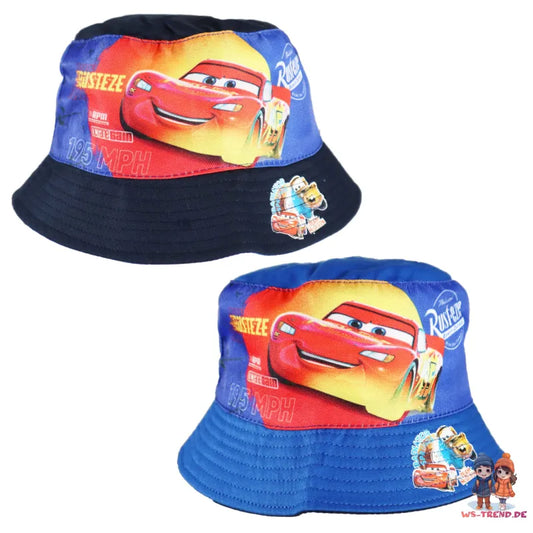 Disney Cars Lightning McQueen Kinder Fischermütze Fischerhut Sommerhut - WS-Trend.de Gr. 52-54