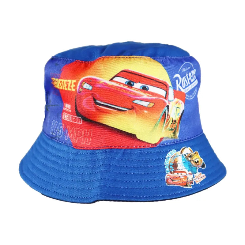 Disney Cars Lightning McQueen Kinder Fischermütze Fischerhut Sommerhut - WS-Trend.de Gr. 52-54