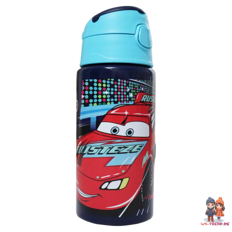 Disney Cars Lightning McQueen Alu Wasserflasche Trinkflasche Flasche 500 ml WS Trend.de