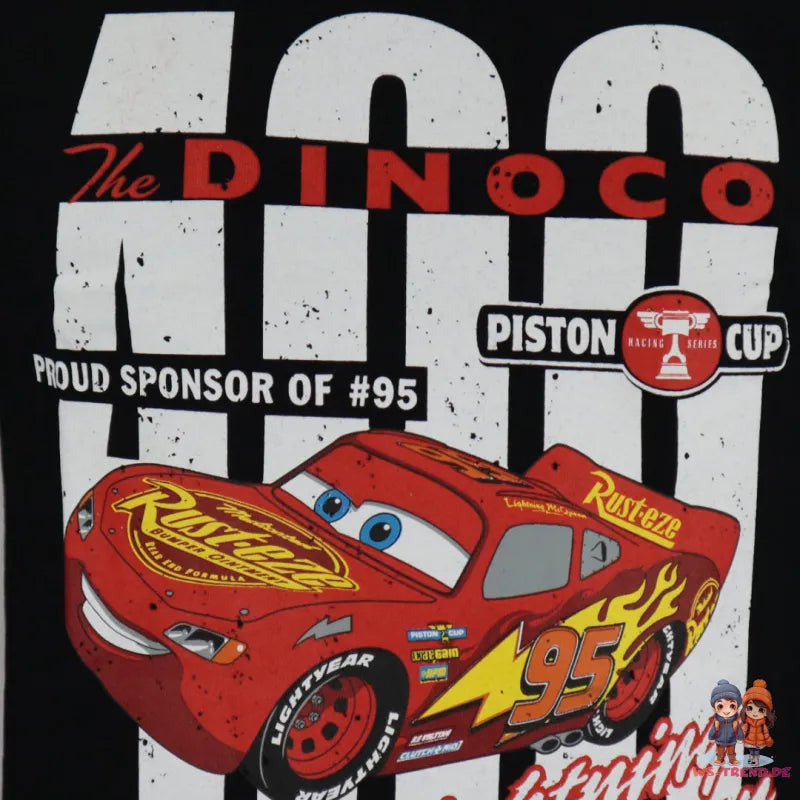 Disney Cars Lighntning McQueen Kinder langarm T-Shirt - WS-Trend.de Jungen 98 - 128 Baumwolle