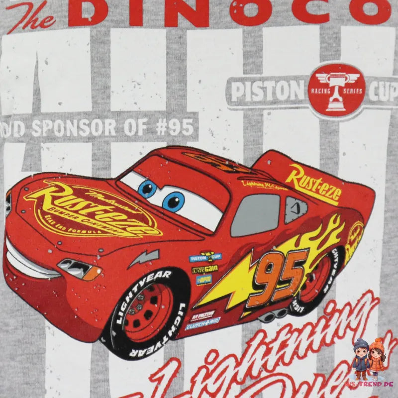 Disney Cars Lighntning McQueen Kinder langarm T-Shirt - WS-Trend.de Jungen 98 - 128 Baumwolle
