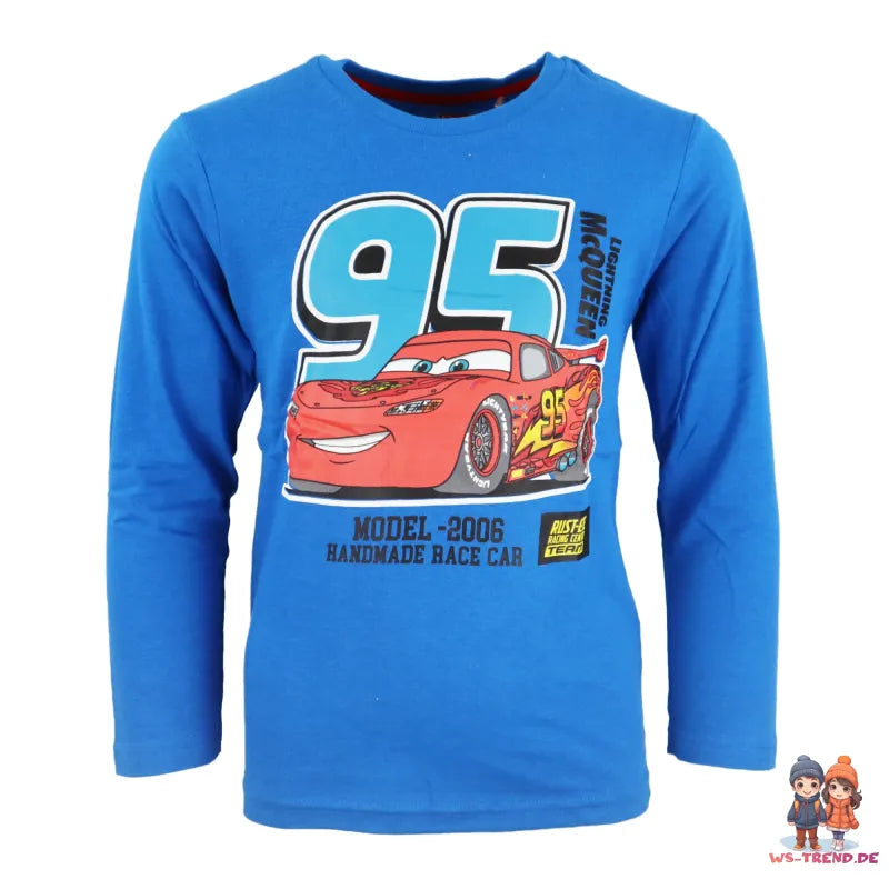 Disney Cars Lightning McQueen Kinder lang Pyjama Schlafanzug - WS-Trend.de 98-128 Baumwolle