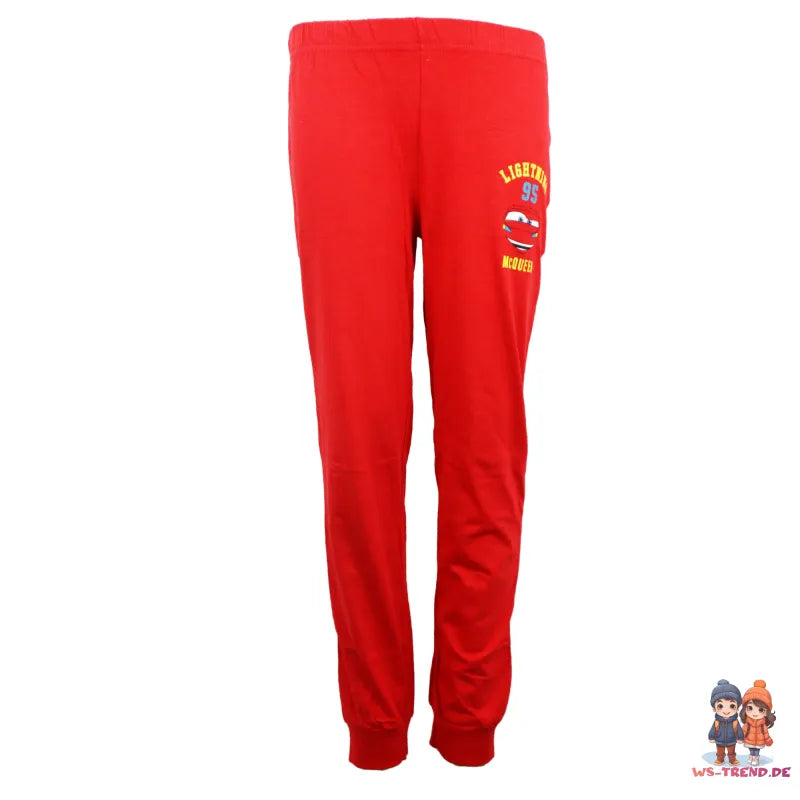 Disney Cars Lightning McQueen Kinder lang Pyjama Schlafanzug - WS-Trend.de 98-128 Baumwolle