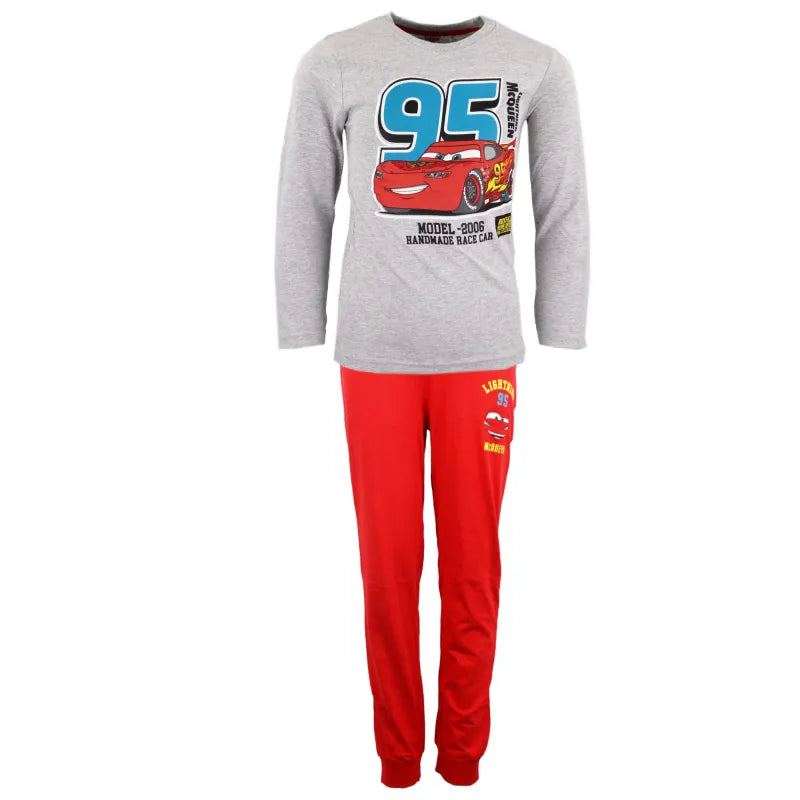Disney Cars Lightning McQueen Kinder lang Pyjama Schlafanzug - WS-Trend.de 98-128 Baumwolle
