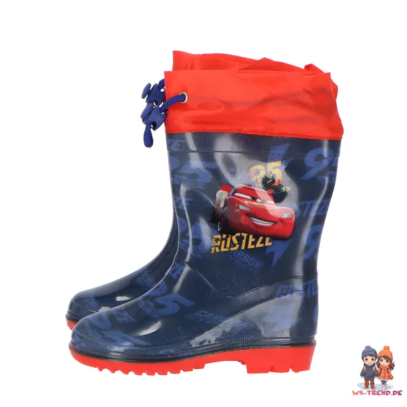 Disney Cars Lightning McQueen Kinder Jungen Stiefel Gummistiefel Regenstiefel WS Trend.de