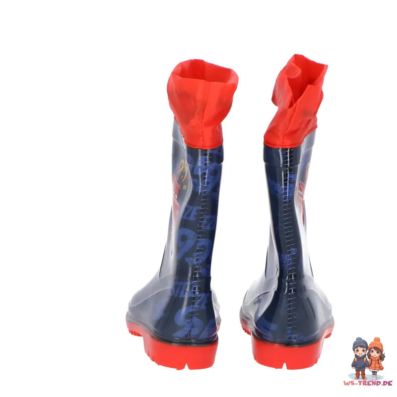 Disney Cars Lightning McQueen Kinder Jungen Stiefel Gummistiefel Regenstiefel WS Trend.de