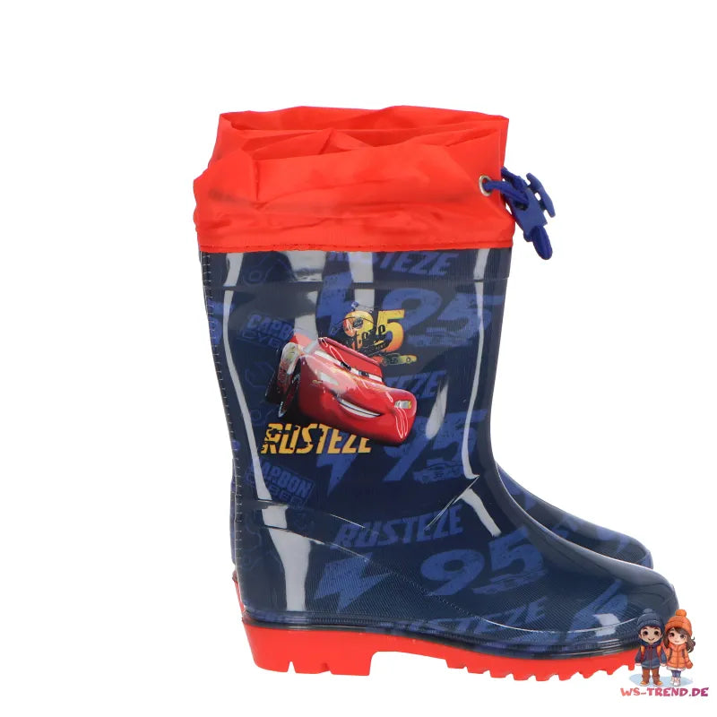 Disney Cars Lightning McQueen Kinder Jungen Stiefel Gummistiefel Regenstiefel WS Trend.de