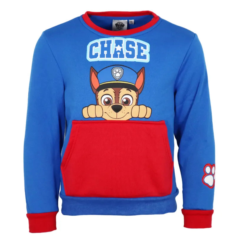 Paw Patrol Chase Kinder Jungen Pullover Sweatshirt Pulli - WS-Trend.de Gr. 98 bis 128
