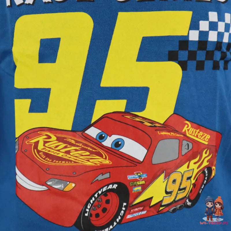 Disney Cars Lighntning McQueen Kinder langarm T-Shirt - WS-Trend.de Jungen 98 - 128 Baumwolle