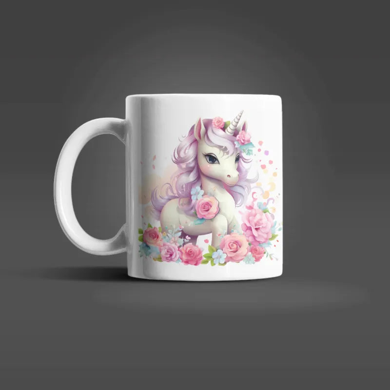 Süßes Einhorn Kinder Teetasse Tasse Geschenkidee 330 ml - WS-Trend.de Geschenk
