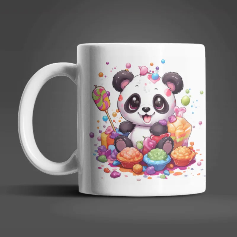 Süßer Panda Kaffeetasse Teetasse Tasse Geschenkidee - WS-Trend.de Geschenk 330 ml
