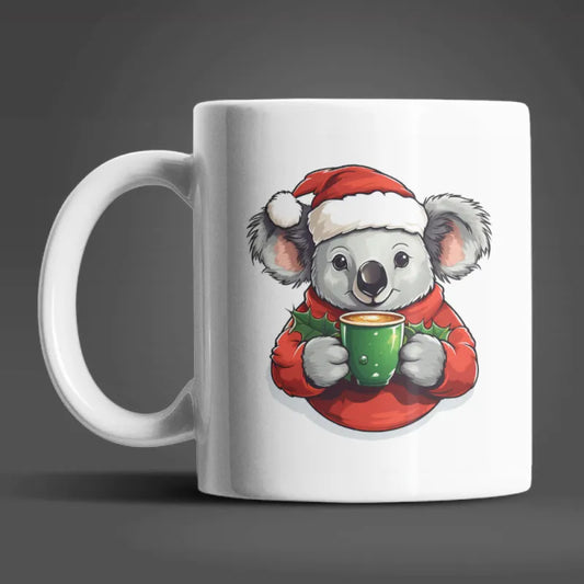 Weihnachten Koala Kaffeetasse Teetasse Tasse Geschenkidee 330 ml - WS-Trend.de