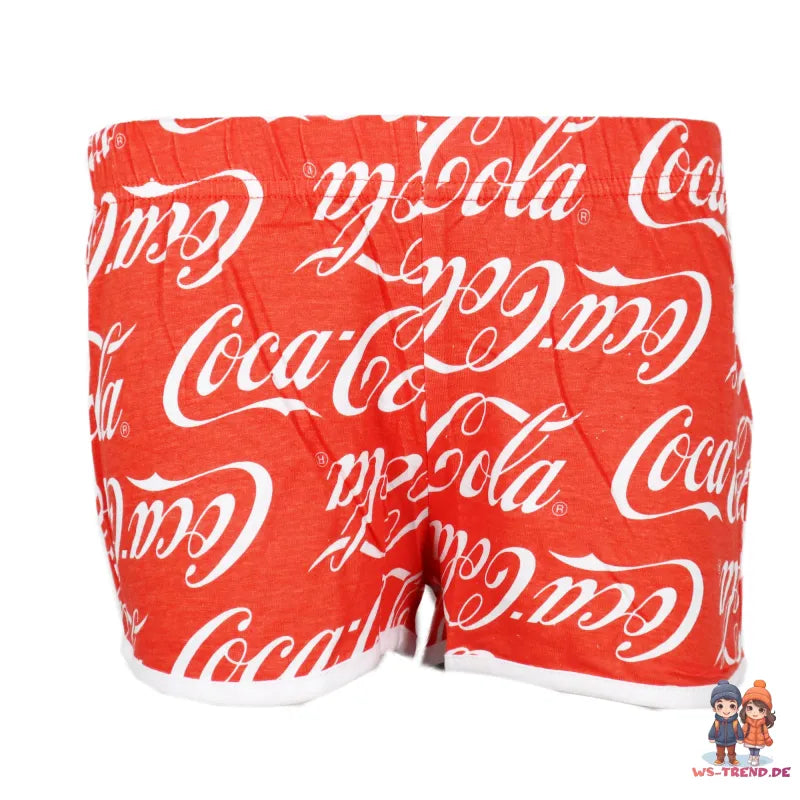 Coca Cola Mädchen Pyjama Schlafanzug Shirt Shorts - WS-Trend.de 134 - 164 Baumwolle