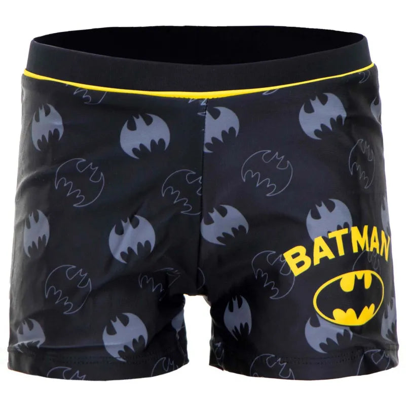 DC Comics Batman Classic Kinder Badehose Shorts - WS-Trend.de Clasic Badeshorts Boxer Bademode Schwarz Blau Gr 98 - 128