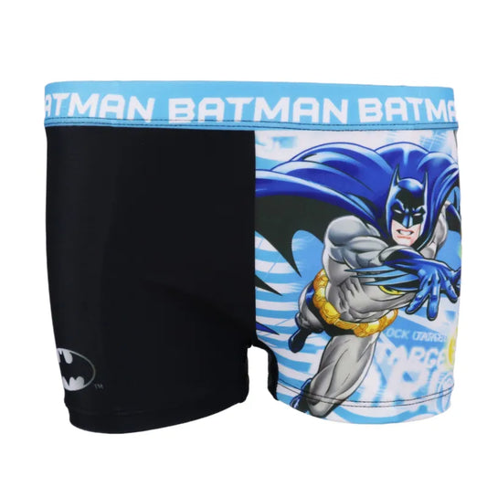 DC Comics Batman Classic Kinder Badehose Shorts WS Trend.de Clasic Badeshorts Bademode Schwarz