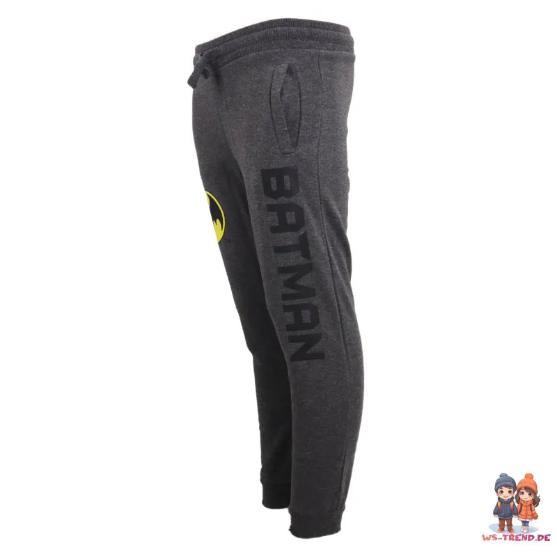 DC Comics Batman Kinder Jogginghose - WS-Trend.de Jugend Sporthose Hose Grau 134-164