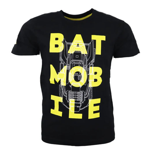 DC Comics Batman Kinder kurzarm T-Shirt - WS-Trend.de Batmobile Jungen Kurzarm Gr. 104-134 - 100% Baumwolle