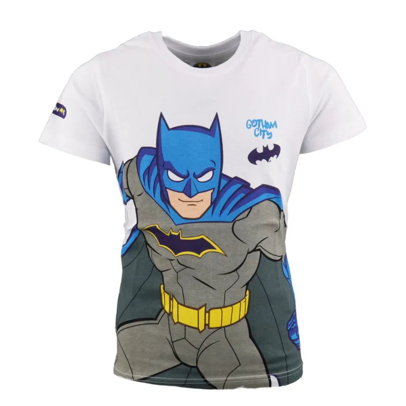 DC Comics Batman Kinder kurzarm T-Shirt - WS-Trend.de Batmobile Jungen Kurzarm Gr. 104-134 - 100% Baumwolle