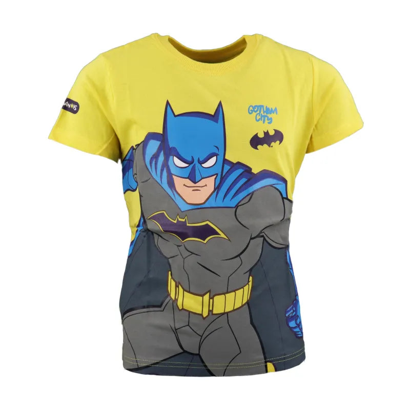 DC Comics Batman Kinder kurzarm T-Shirt - WS-Trend.de Batmobile Jungen Kurzarm Gr. 104-134 - 100% Baumwolle