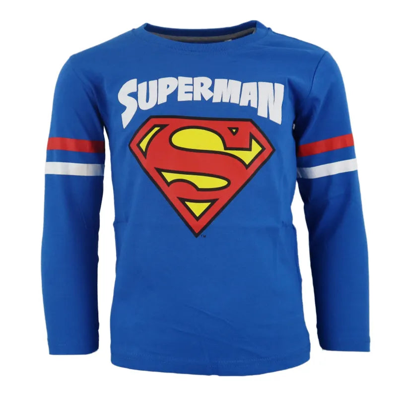 DC Comics Superman langarm T-Shirt - WS-Trend.de Kinder - Jungen 104-134