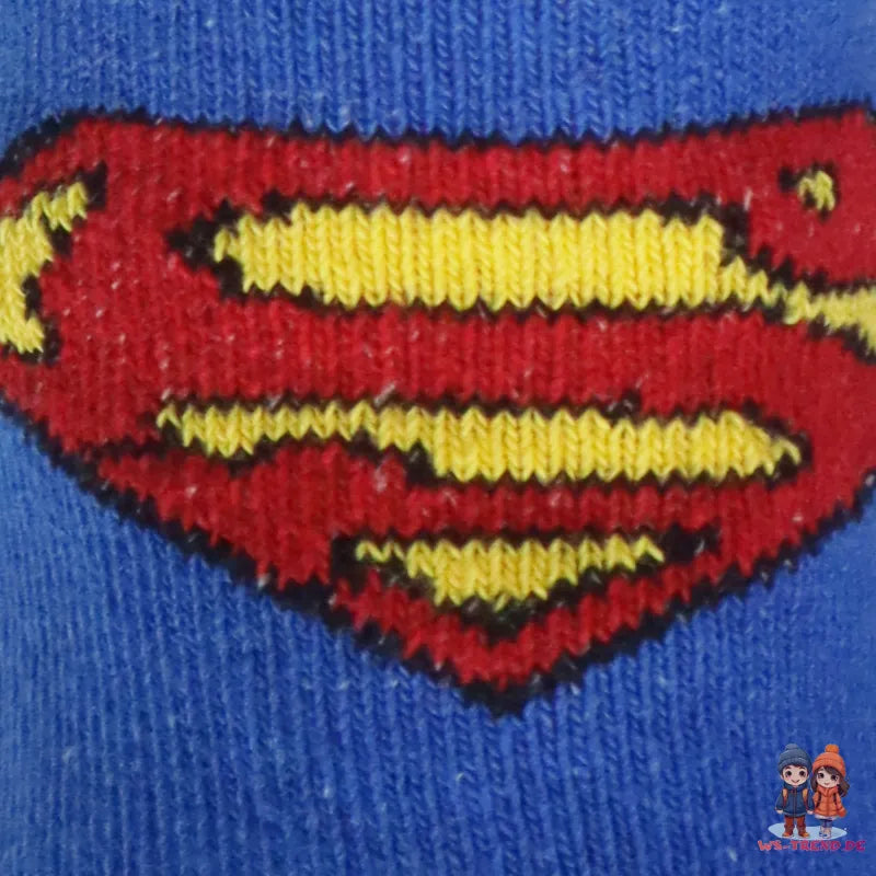 DC Comics Superman lange Kinder Socken 2er Pack - WS-Trend.de Gr. 23 bis 34 für Jungen