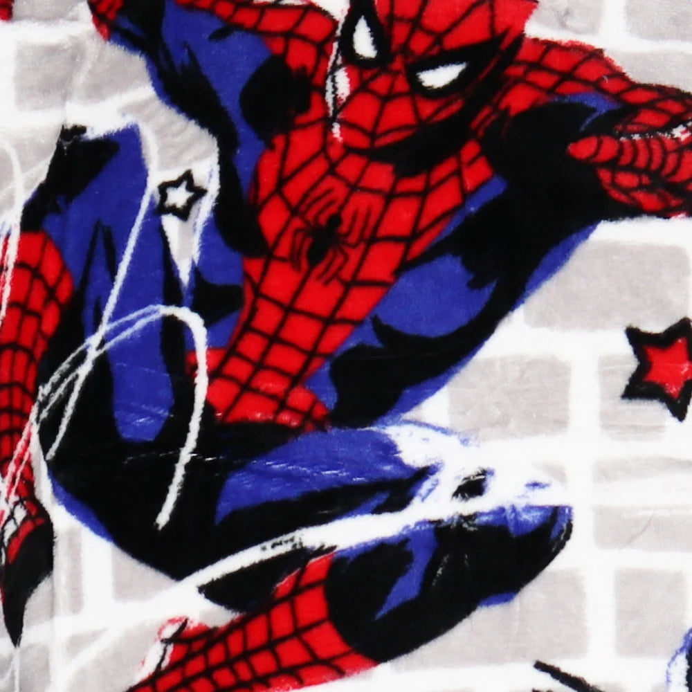 Marvel Spiderman Kuschelponcho Kuscheldecke mit Ärmeln Kapuze Tasche S-L - WS-Trend.de XS-L