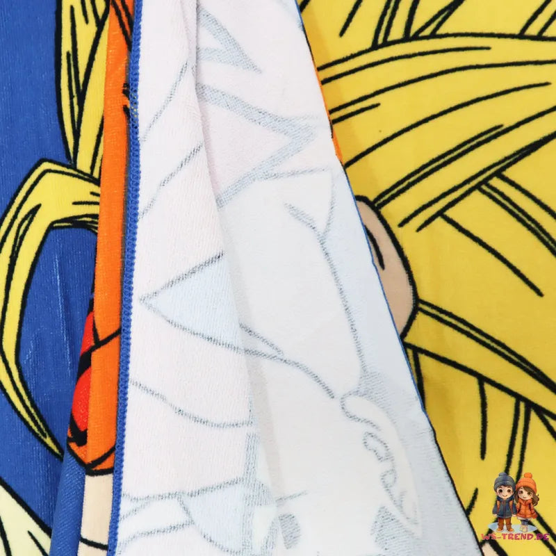 Dragon Ball Z Goku Mikrofaser Strandtuch Badetuch 70x140 cm - WS-Trend.de Dragonball Badehandtuch