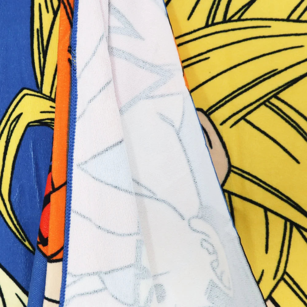 Dragon Ball Z Goku Mikrofaser Strandtuch Badetuch 70x140 cm - WS-Trend.de Dragonball Badehandtuch