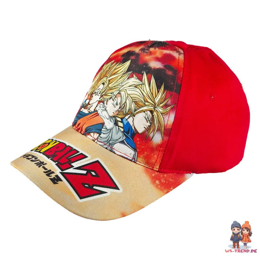 Anime Dragon Ball Z Jungen Basecap Baseball Kappe Mütze - WS-Trend.de Goku Gr. 52 - 54